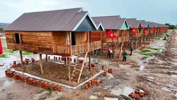 Khu tái định cư tại xã Ia Hiao. Ảnh: R'Piên