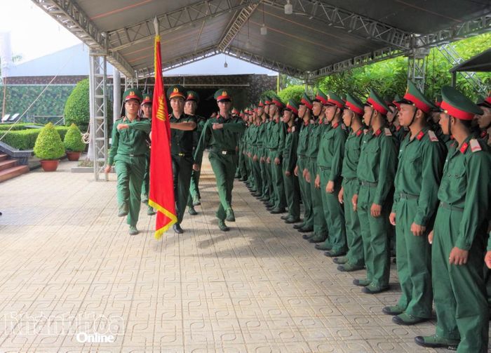 Luyện tập các nội dung cho đội tiêu binh.