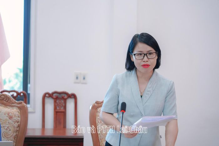 Thành viên đoàn giám sát phát biểu tại buổi giám sát.