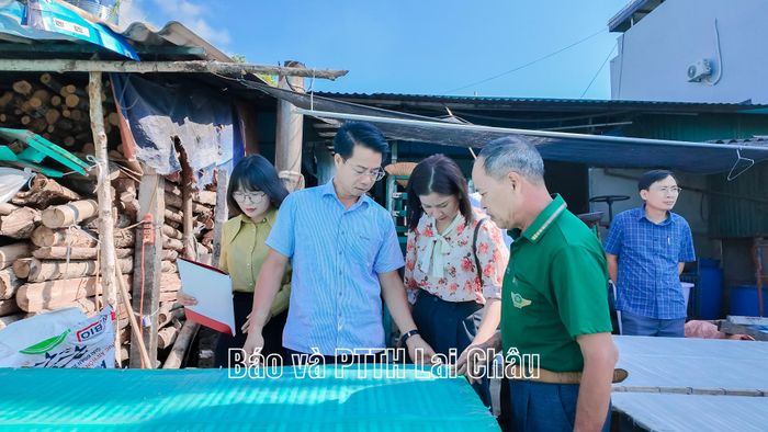 ... khảo sát thực tế tại Hợp tác xã Nông nghiệp và Dịch vụ Bình Lư, bản Hoa Vân.