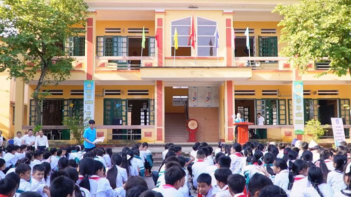 Quang cảnh buổi tuyên truyền.