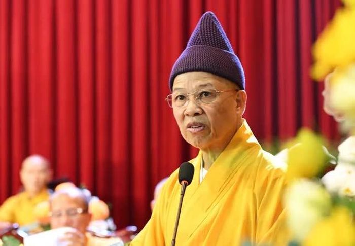 Hòa thượng Thích Thanh Quyết phát biểu khai mạc