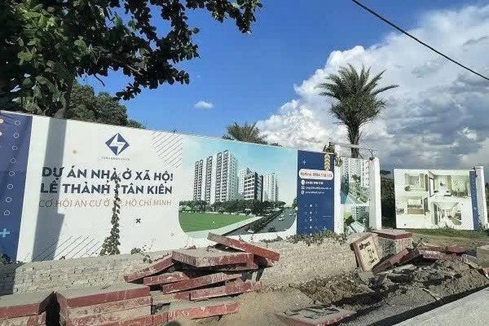 Dự án nhà ở xã hội Lê Thành Tân Kiên tại TP. Hồ Chí Minh. Ảnh: Lê Toàn