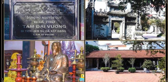 Nhà thờ Tam Đại Vương của dòng họ Nguyễn Quý tại làng Đại Mỗ - nơi lưu giữ và trao truyền những giá trị lịch sử, văn hoá của dòng họ qua nhiều thế hệ.