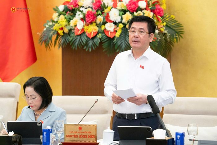 Phó Chủ tịch Quốc hội Nguyễn Hồng Diên phát biểu kết luận
