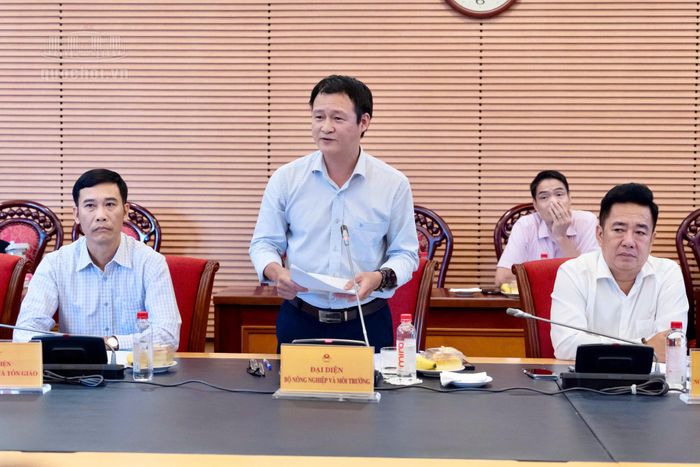 Phó Chánh Văn phòng Điều phối Trung ương Chương trình mục tiêu quốc gia, Bộ Nông nghiệp và Môi trường Phạm Hồng Đào phát biểu tại tọa đàm. Ảnh: quochoi.vn
