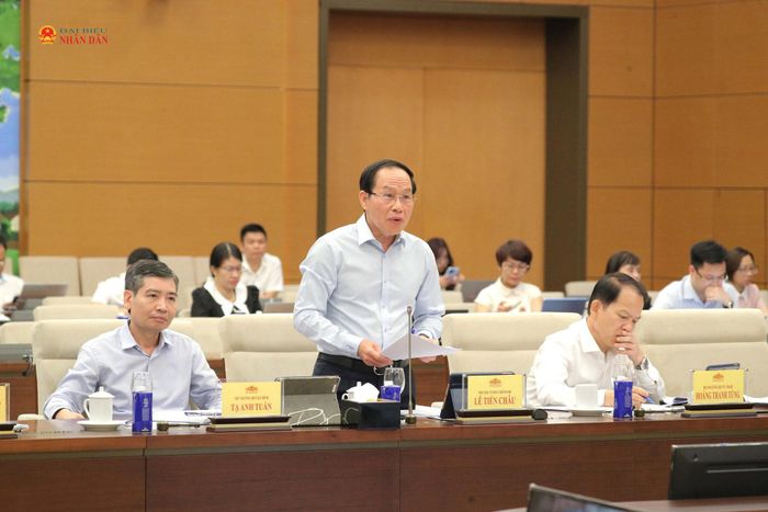 Phó Thủ tướng Chính phủ Lê Tiến Châu phát biểu. Ảnh: Hồ Long
