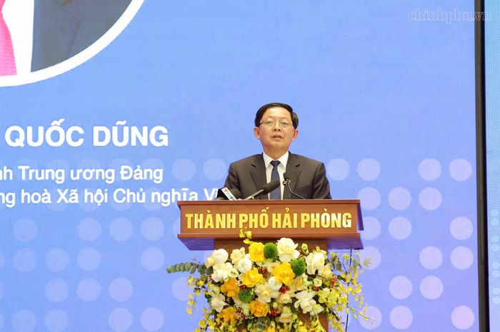 Phó Thủ tướng Hồ Quốc Dũng phát biểu chỉ đạo tại diễn đàn. Ảnh: VGP.
