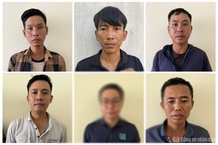 Các đối tượng bị bắt giữ.