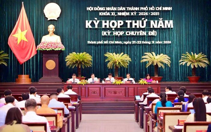 Hội đồng Nhân dân Thành phố Hồ Chí Minh khóa XI, nhiệm kỳ 2026-2031 tổ chức kỳ họp thứ 5 (kỳ họp chuyên đề).