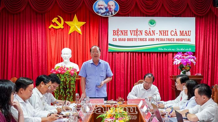 Bí thư Tỉnh uỷ Nguyễn Hồ Hải đề nghị chủ động chuẩn bị các điều kiện cần thiết và tranh thủ nguồn lực để đầu tư xây dựng Bệnh viện Nhi đồng.