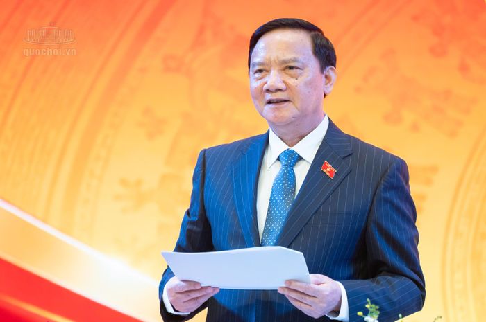 Phó Chủ tịch Quốc hội Nguyễn Khắc Định kết luận Hội thảo. Ảnh: VPQH