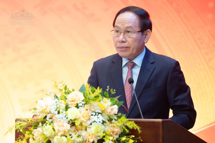 Phó Thủ tướng Lê Tiến Châu phát biểu khai mạc Hội thảo. Ảnh: VPQH