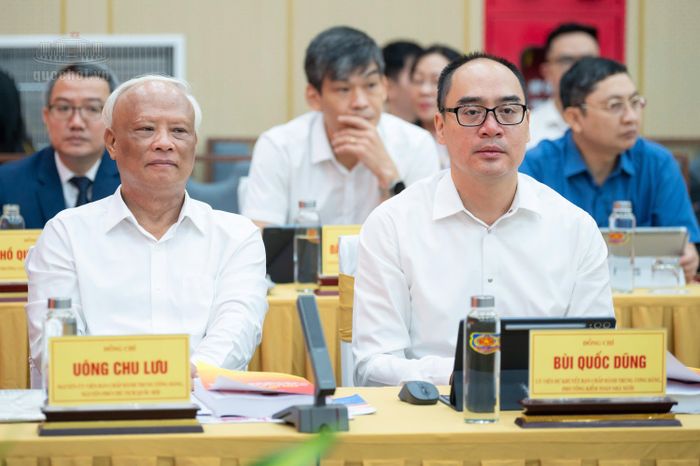 Phó Tổng Kiểm toán nhà nước Bùi Quốc Dũng và các đại biểu tham dự Hội thảo. Ảnh: VPQH