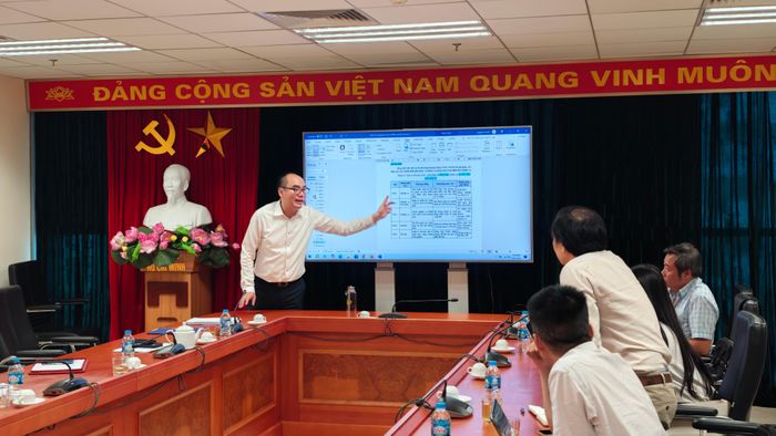 Phó Tổng Kiểm toán nhà nước Bùi Quốc Dũng trao đổi về các nội dung trong dự thảo Khung Kiến trúc số.