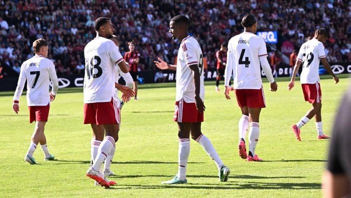 Alexander Isak ghi bàn duy nhất giúp Liverpool đánh bại Bournemouth. Ảnh: Liverpool FC