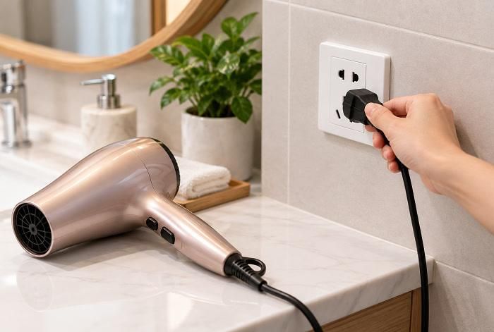 Máy sấy tóc là thiết bị quen thuộc, được sử dụng gần như hằng ngày ở nhiều gia đình - Ảnh minh hoạ