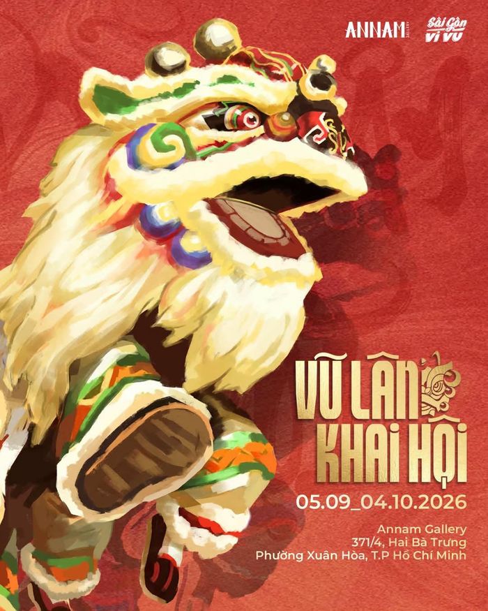Triển lãm “Vũ Lân Khai Hội” tại Annam Gallery là không gian nghệ thuật tái hiện văn hóa Trung thu truyền thống thông qua các hiện vật, tư liệu và không gian trải nghiệm đặc sắc. Ảnh: Facebook Annam Gallery.