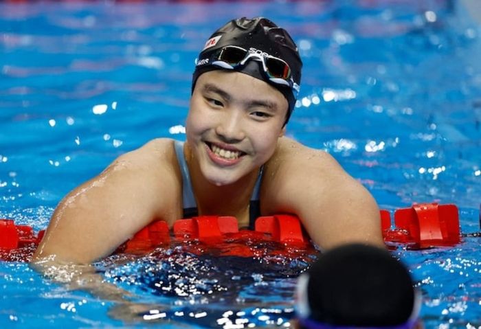 Vu Tử Địch giành HCV ở ASIAD 2026 - Ảnh: Reuters