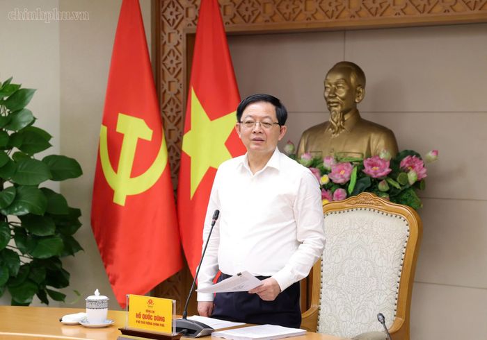 Phó Thủ tướng Hồ Quốc Dũng kết luận cuộc họp. (Ảnh: chinhphu.vn)