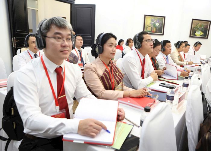 Các học viên tham gia lớp học. Ảnh: Thanh Hải