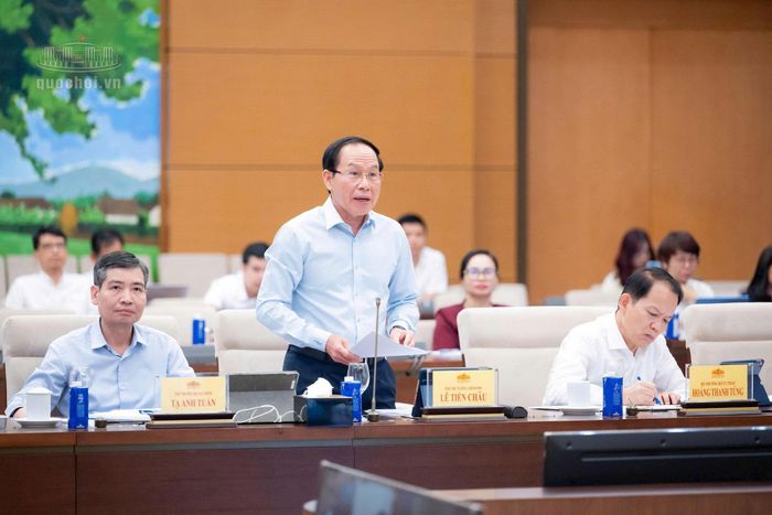 Phó Thủ tướng Chính phủ Lê Tiến Châu phát biểu. Ảnh: media.quochoi.vn