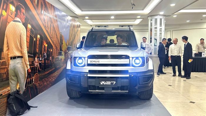 iCAUR V27 trong một dịp trưng bày lấy ý kiến tại Hà Nội. Ảnh: PV