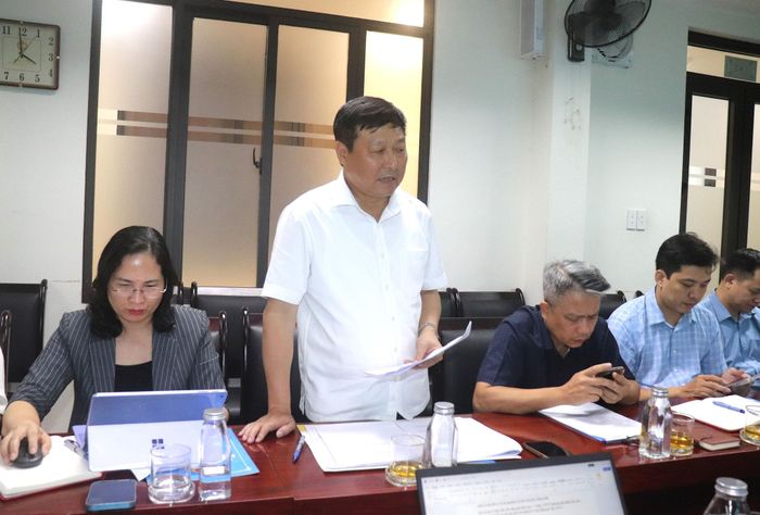 Phó Chủ tịch Ủy ban MTTQ Việt Nam thành phố Hà Nội Phạm Anh Tuấn phát biểu kết luận. Ảnh: Hiền Chi