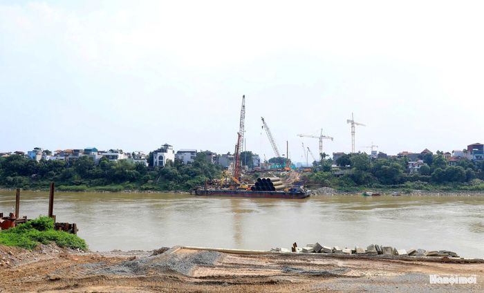 Công tác giải phóng mặt bằng dự án đã hoàn thành, tiếp nhận đủ 62,51/62,51ha, đạt 100%. Ảnh: Viết Thành