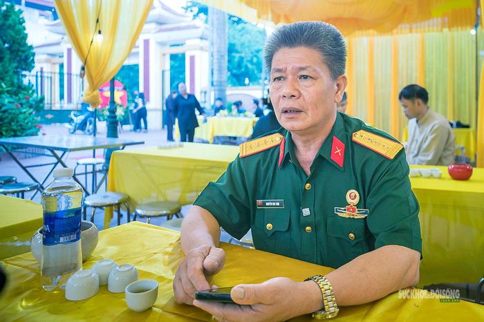 Cựu chiến binh, Đại tá Nguyễn Văn Thái. Ảnh: Tuấn Anh
