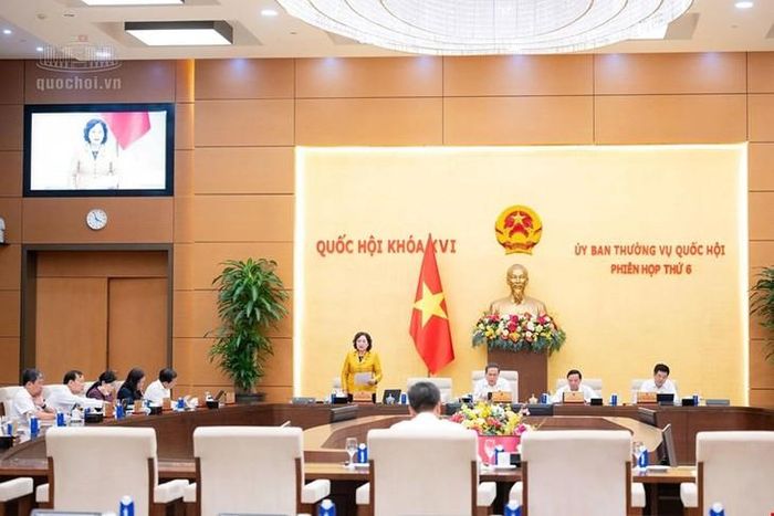 UBTVQH xem xét báo cáo công tác dân nguyện của Quốc hội tháng 8/2026. Ảnh: Media Quốc hội