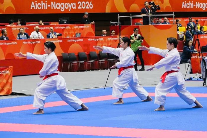 Tuyển karate chắc chắn góp thêm ít nhất 1 huy chương bạc cho đoàn Việt Nam (Ảnh: Tam Ninh)
