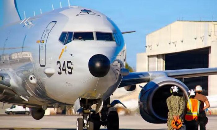 Máy bay tuần tra biển P-8A Poseidon của Hải quân Mỹ đang được triển khai tại Philippines để tham gia hoạt động hợp tác hàng hải ADMM-Plus do Nhật Bản và Philippines đồng chủ trì.