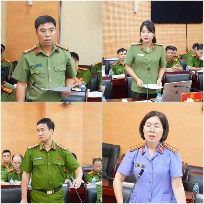 Đại diện các đơn vị góp ý các nội dung liên quan Dự thảo Bộ luật Hình sự (sửa đổi)