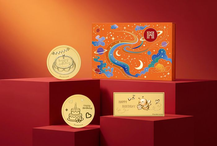 Bộ sưu tập “Ước nguyện tuổi mới” có 2 bản vị 0,1 và 0,2 chỉ, dễ dàng tiếp cận với người trẻ.