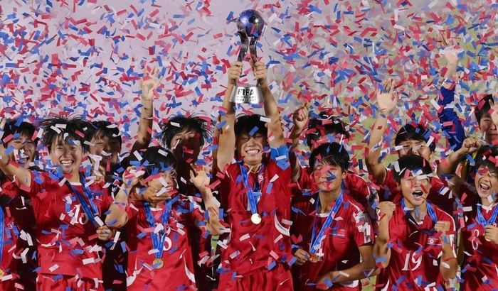  Nữ Triều Tiên đang là đương kim vô địch thế giới cấp độ U17 và U20 