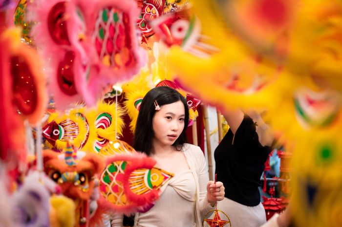  "So với những năm trước, tôi cảm nhận việc chụp ảnh tại các cửa hàng năm nay thoải mái hơn. Chỉ cần mua đồ và trao đổi thiện chí, các chủ quán nhiệt tình, vui vẻ tạo điều kiện cho khách chụp hình. Tôi vừa mua được một món đồ với giá khoảng 40.000 đồng. Nhìn chung, các mặt hàng ở đây khá đa dạng và giá cả hợp lý", Trần Thị Thuận (21 tuổi, phường Khương Liệt) chia sẻ. 