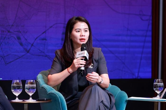  Bà Hoàng Thu Hằng, Phó Cục trưởng Cục Quản lý nhà và thị trường bất động sản, Bộ Xây dựng. Ảnh: BTC. 