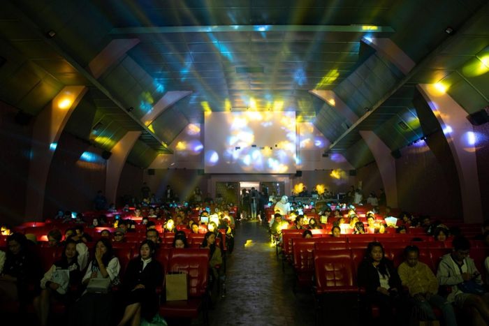 Khán phòng rạp Hòa Bình trong sự kiện "Dear Ghibli, my friends in Da Lat" năm 2023. Ảnh: Ghiền Đà Lạt.