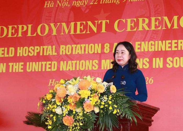 Bí thư Trung ương Đảng, Phó Chủ tịch nước Võ Thị Ánh Xuân phát biểu chỉ đạo. Ảnh: Trọng Đức - TTXVN