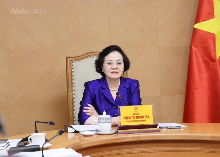 Phó Thủ tướng Phạm Thị Thanh Trà cho ý kiến về Đề án - Ảnh: chinhphu.vn/Thu Giang