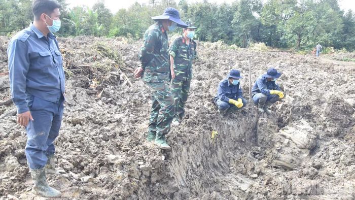 Đội K91 mong sớm đưa các liệt sĩ về với đồng đội, gia đình. (Ảnh: NGUYỄN SỰ)