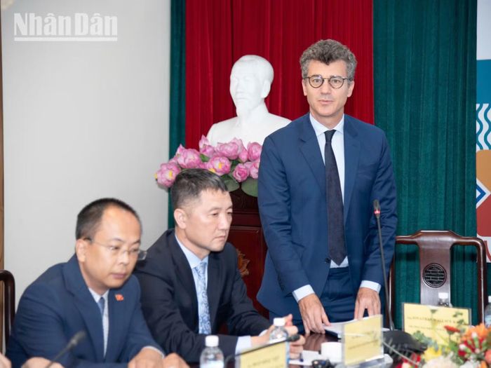 Ông Jonathan Wallace Baker, Trưởng Đại diện UNESCO tại Việt Nam. (Ảnh: MINH DUY)
