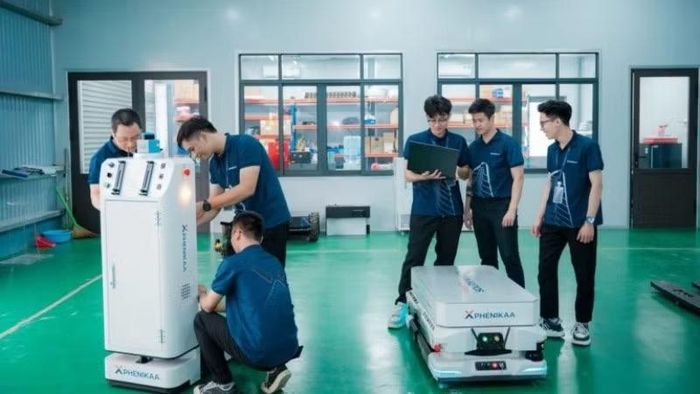 Nghiên cứu công nghệ xe tự hành tại Công ty Cổ phần Phenikaa-X. (Ảnh: Phenikaa-X)