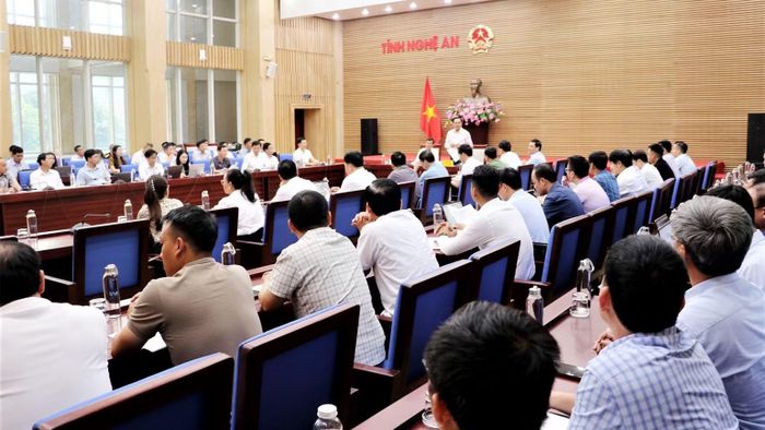 Quang cảnh buổi làm việc. (Ảnh: P.Q)