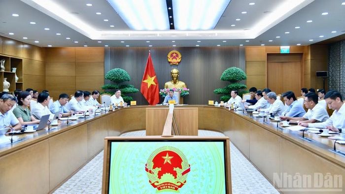 Quang cảnh cuộc họp. (Ảnh: THANH GIANG)