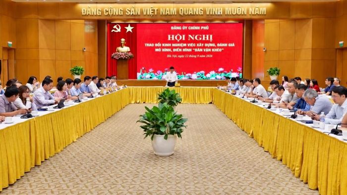 Quang cảnh hội nghị. (Ảnh: Đảng ủy Chính phủ)