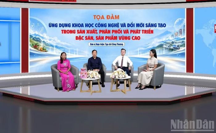 Tọa đàm “Ứng dụng khoa học công nghệ và đổi mới sáng tạo trong sản xuất, phân phối và phát triển đặc sản, sản phẩm vùng cao”.