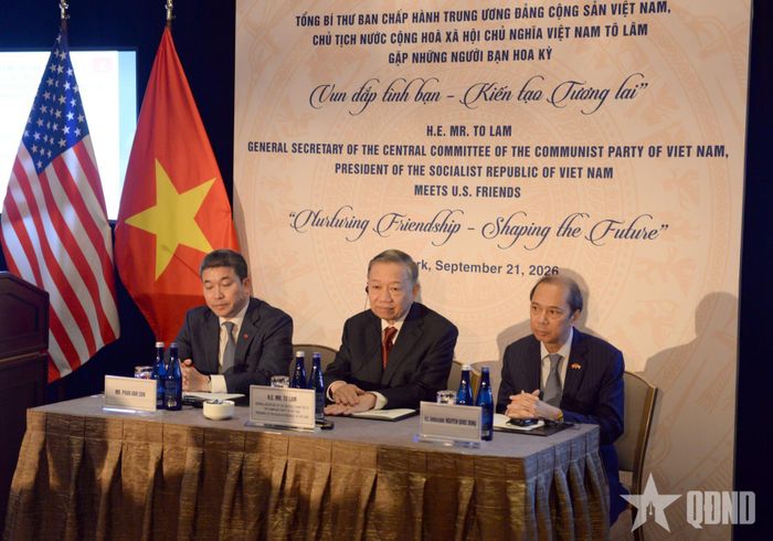 Tổng Bí thư, Chủ tịch nước Tô Lâm tại buổi gặp gỡ.