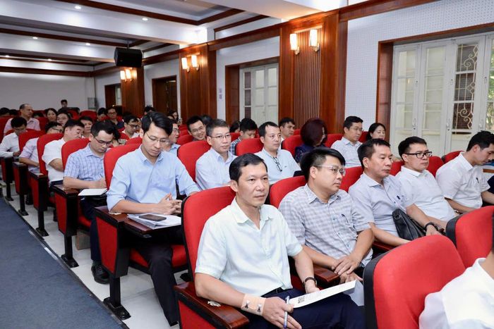Đại diện các trường đại học dự hội thảo. Ảnh: THU TRANG